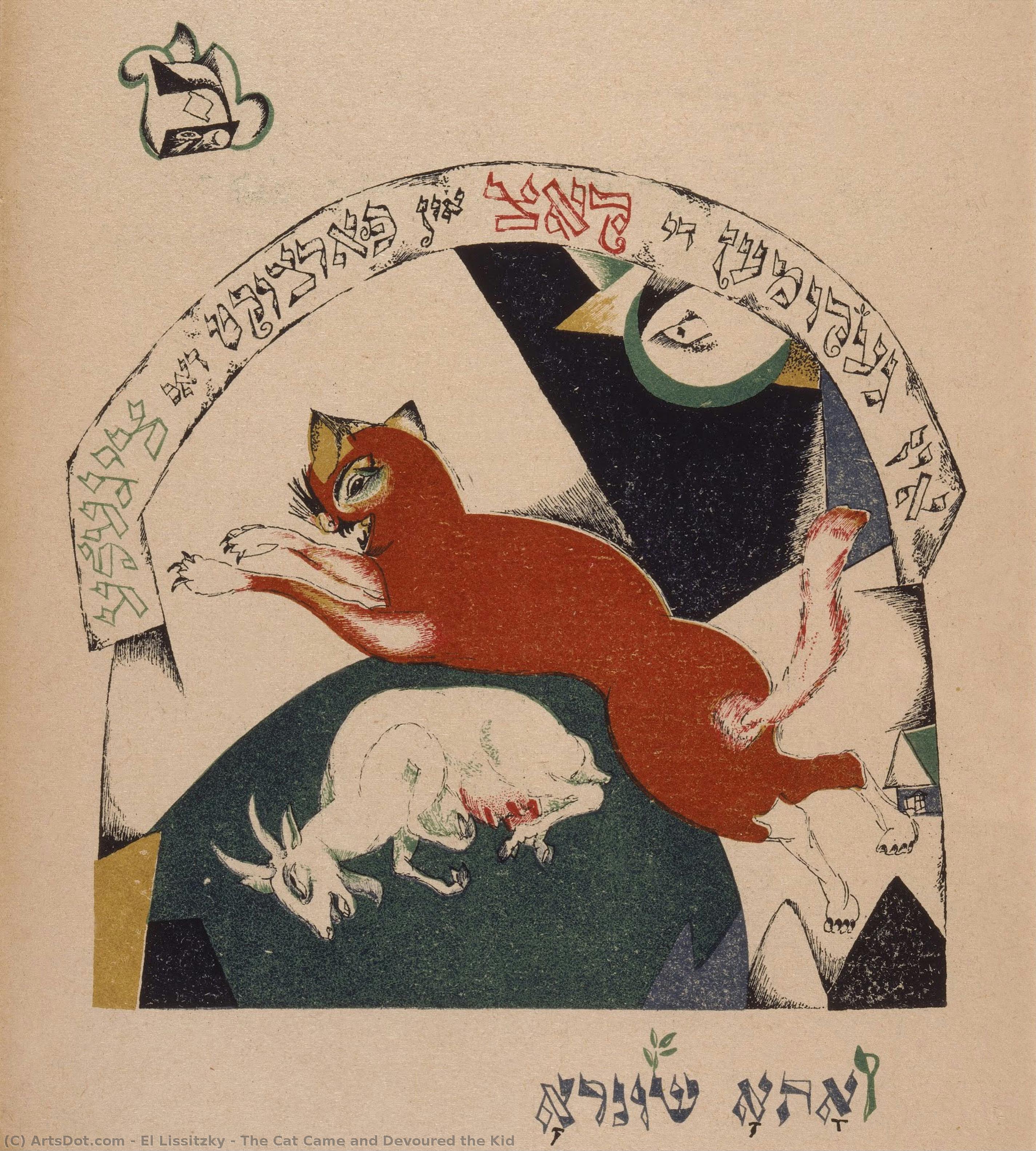 The Cat Came And Devoured The Kid — El Lissitzky