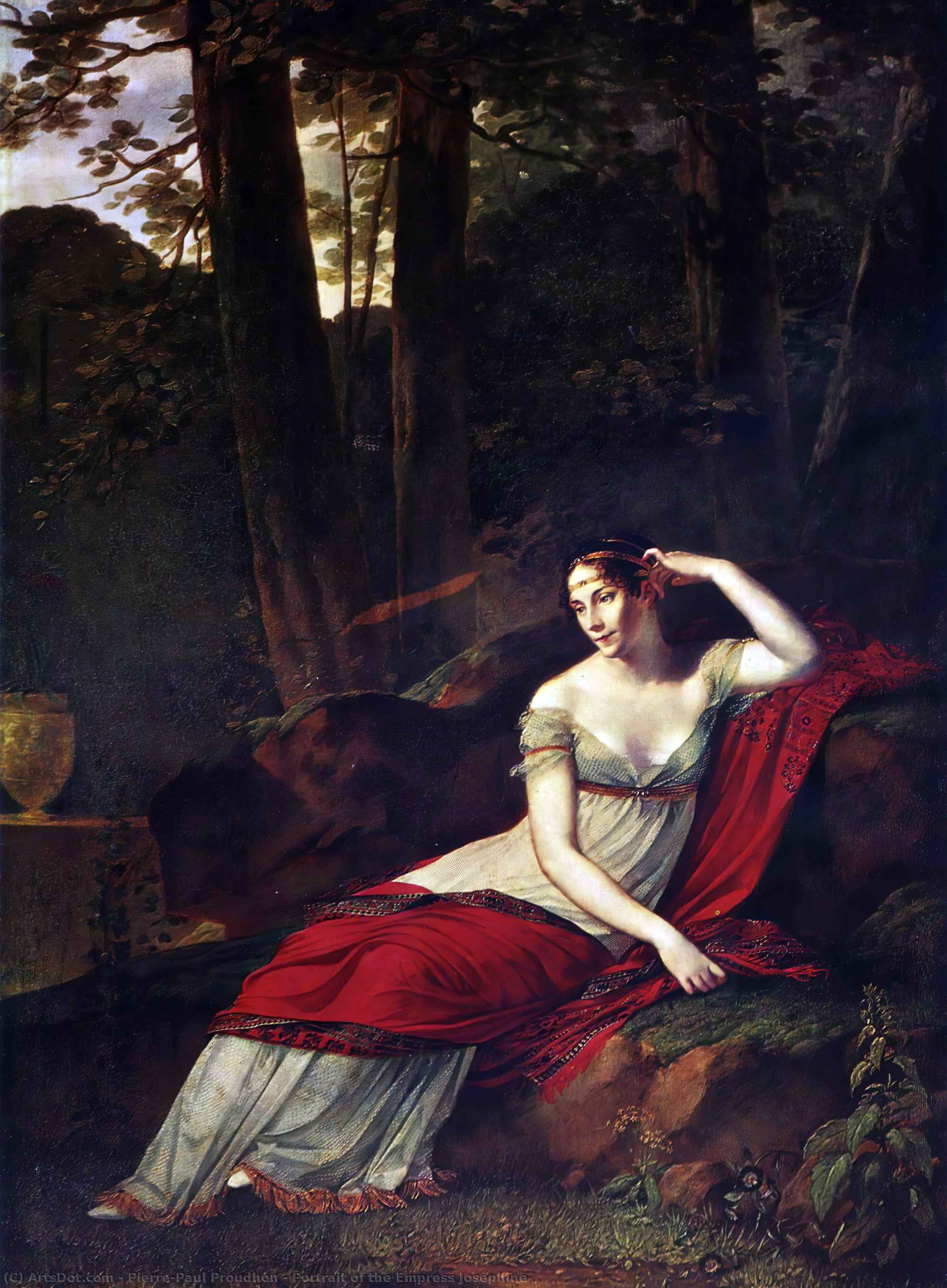 Portrait Of The Empress Josephine — Pierre-paul Prud'hon