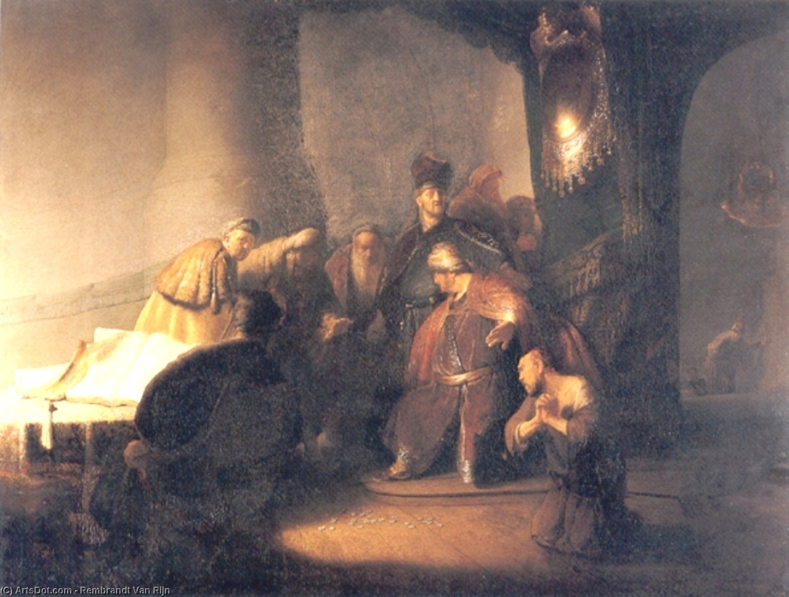 Judas Repentent, Returning The Pieces Of Silver — Rembrandt Van Rijn