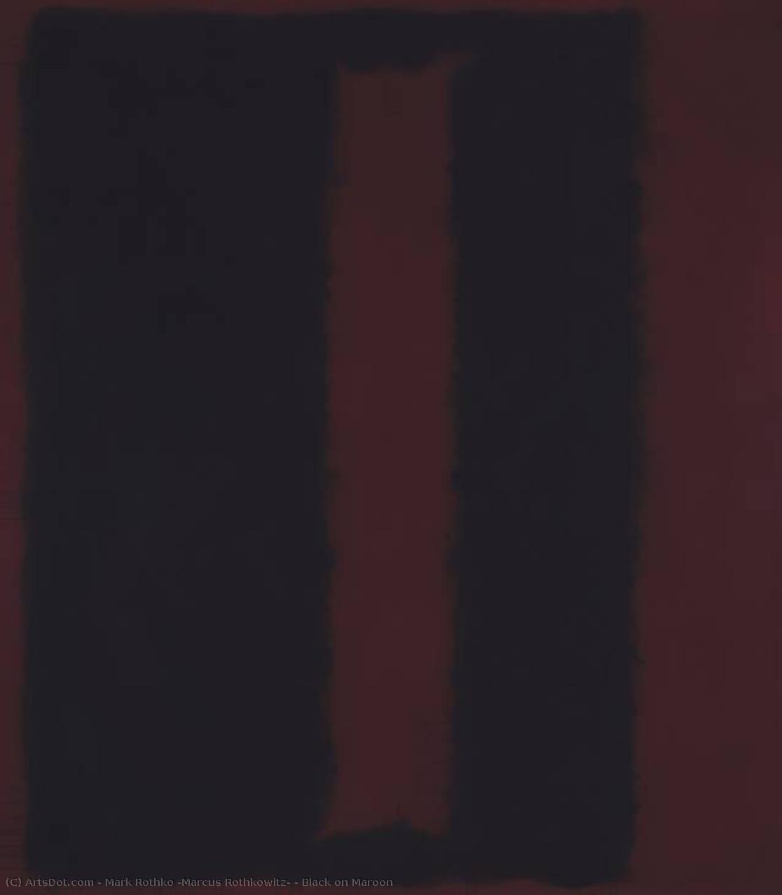 Black On Maroon — Mark Rothko