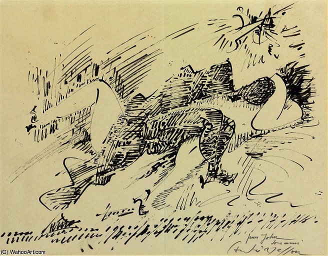 Erotic Landscape — André Masson