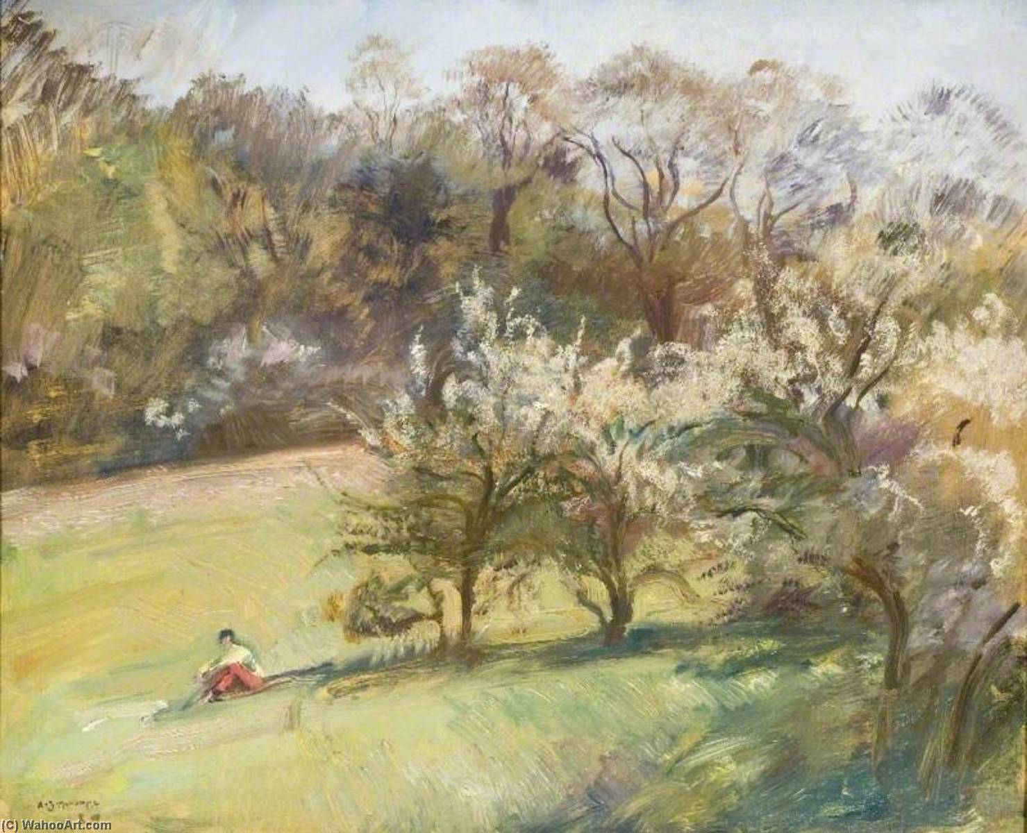 Exmoor, Blackthorne — Sir Alfred James Munnings
