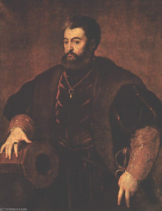 Portrait Of Alfonso D'este, Metropolitan Moa — Titian