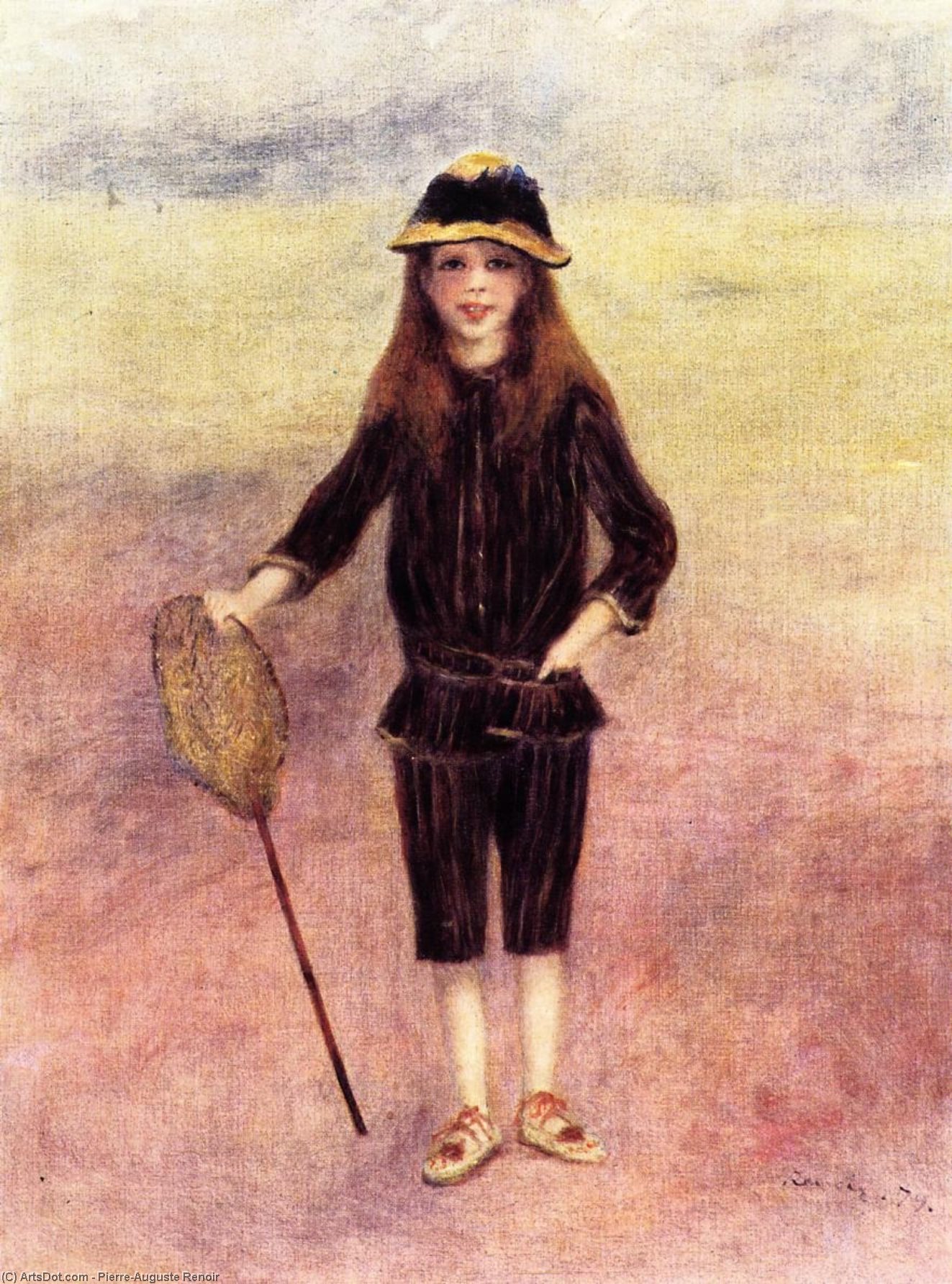 The Little Fishergirl (marthe Berard) — Pierre-auguste Renoir