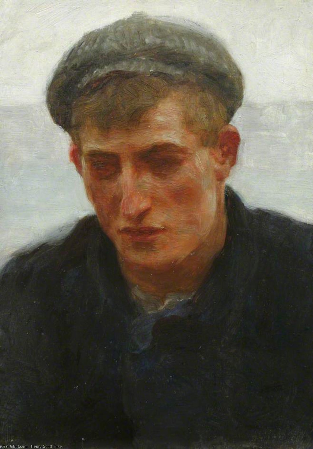 Sketch For 'summer Evening' — Henry Scott Tuke