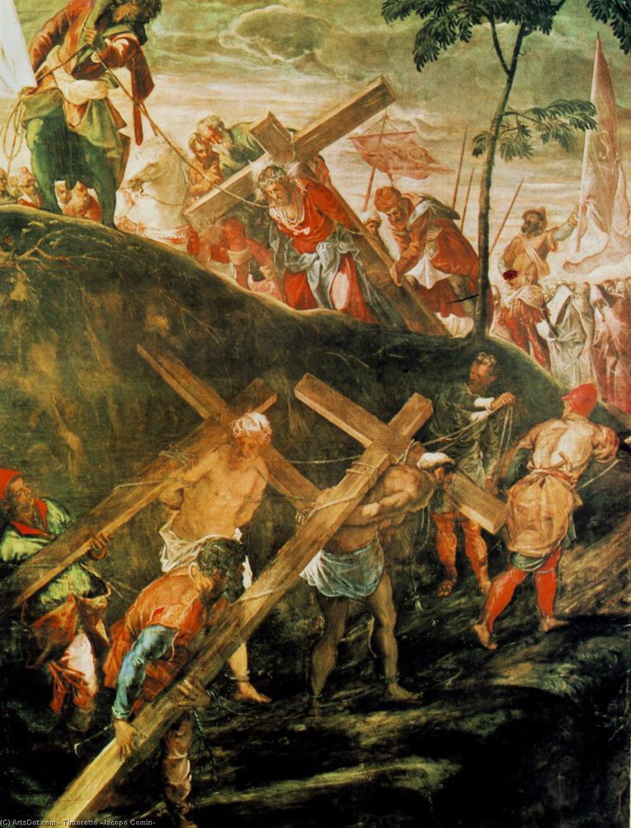 The Ascentto Calvary — Jacopo Tintoretto