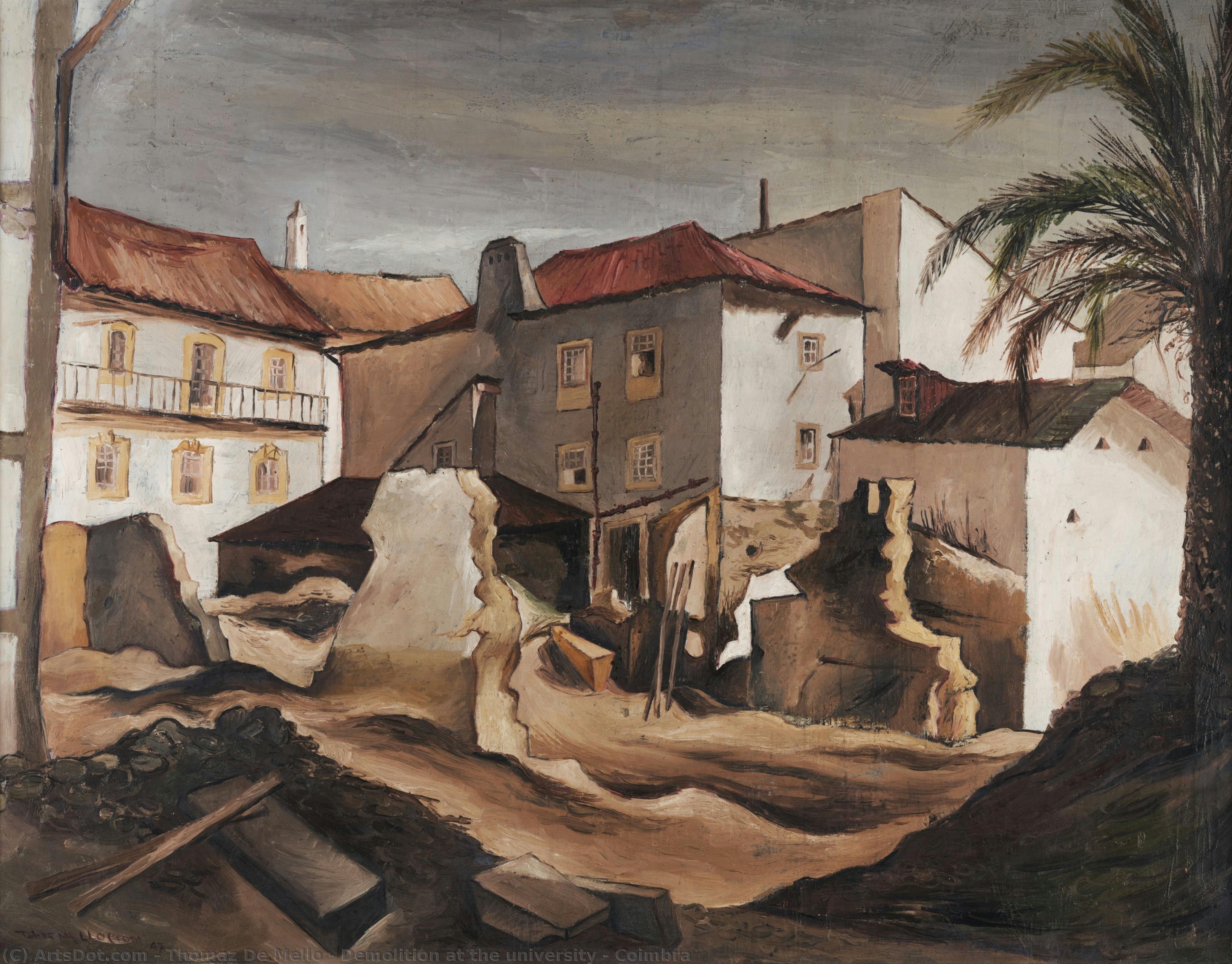 Demolition At The University - Coimbra — Thomaz De Mello
