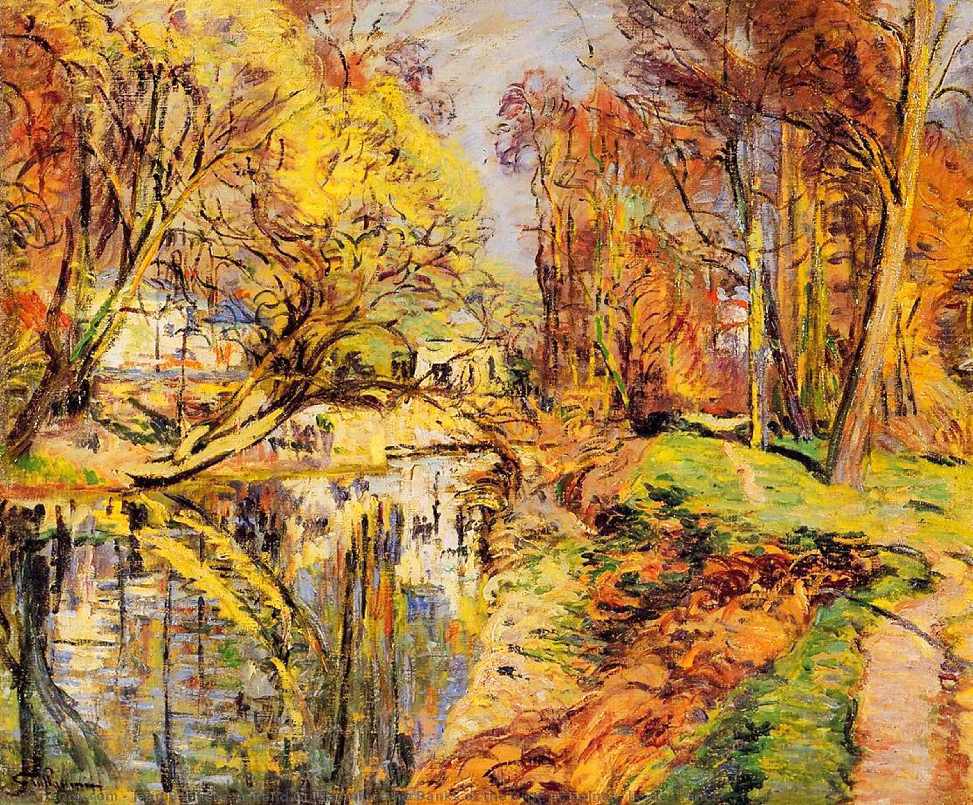 The Banks Of The Orge At Epiney, Ile De France — Ferdinand Guillaumin
