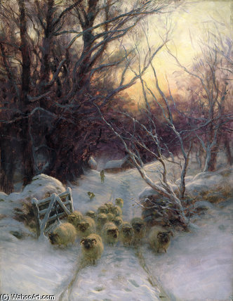 The Sun Had Closed The Winter Day — Joseph Farquharson