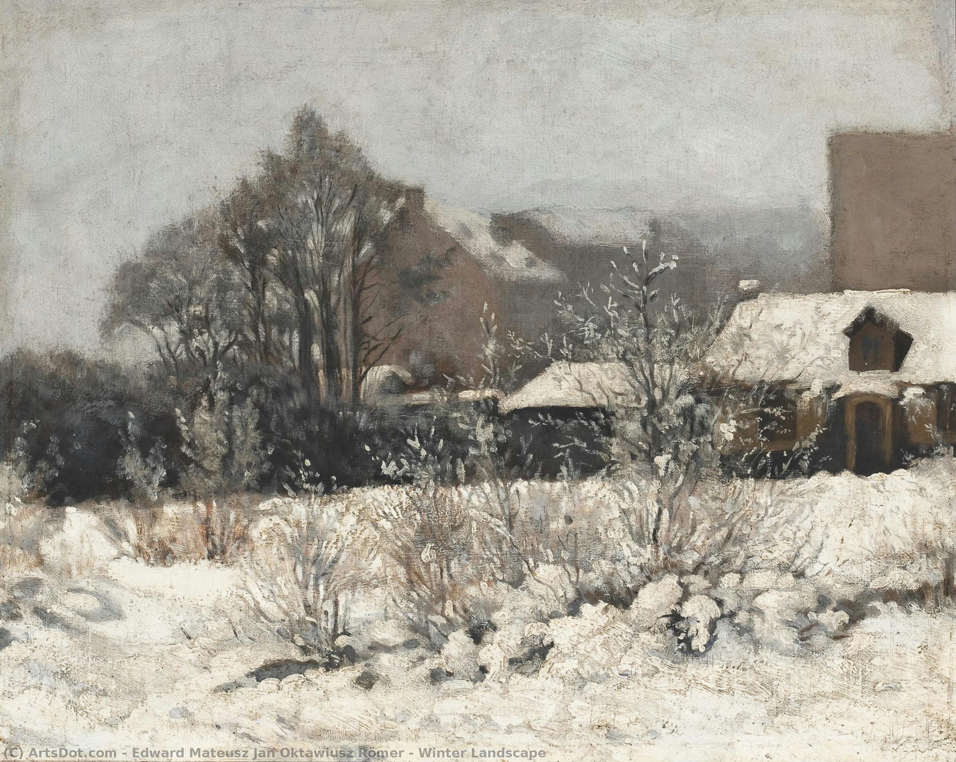 Winter Landscape — Edward Mateusz Jan Oktawiusz Römer
