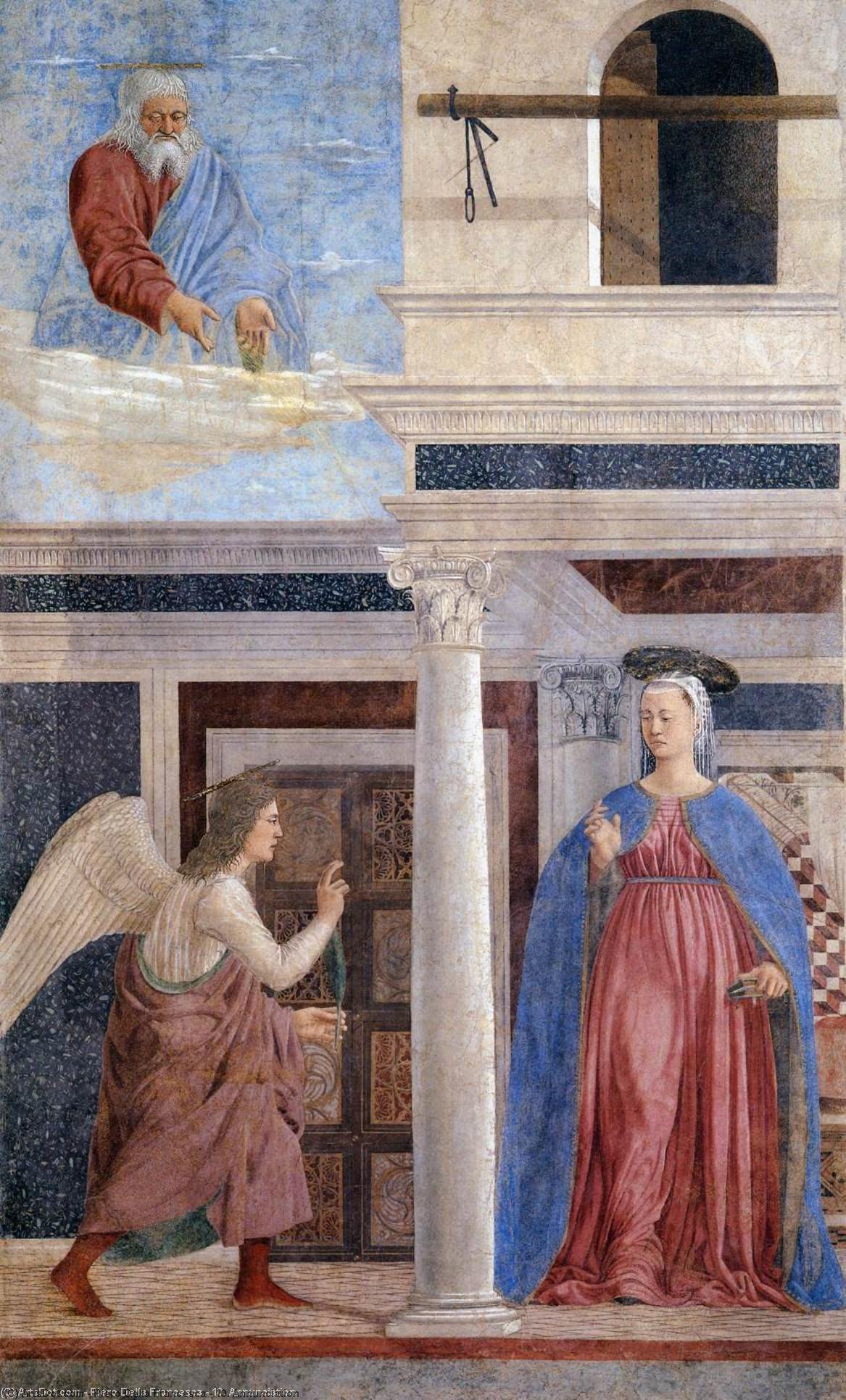 10. Annunciation — Piero Della Francesca