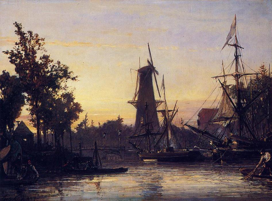 Binneshaven, Rotterdam — Johan Barthold Jongkind
