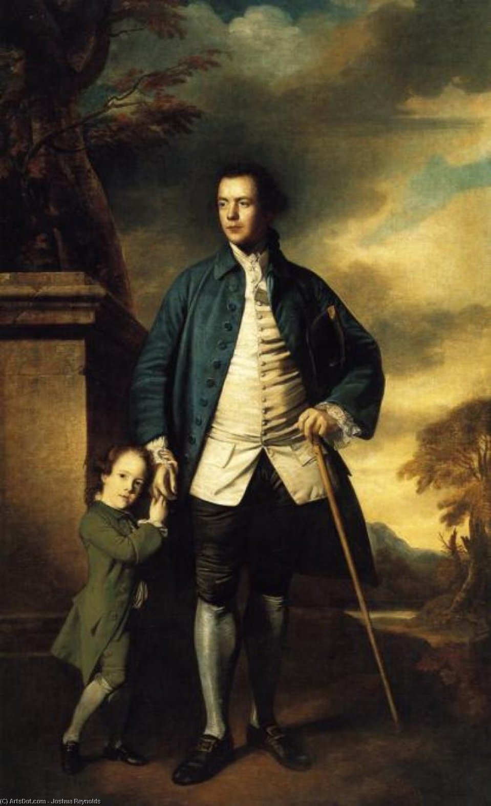 Edward Morant And His Son John — Sir Joshua Reynolds