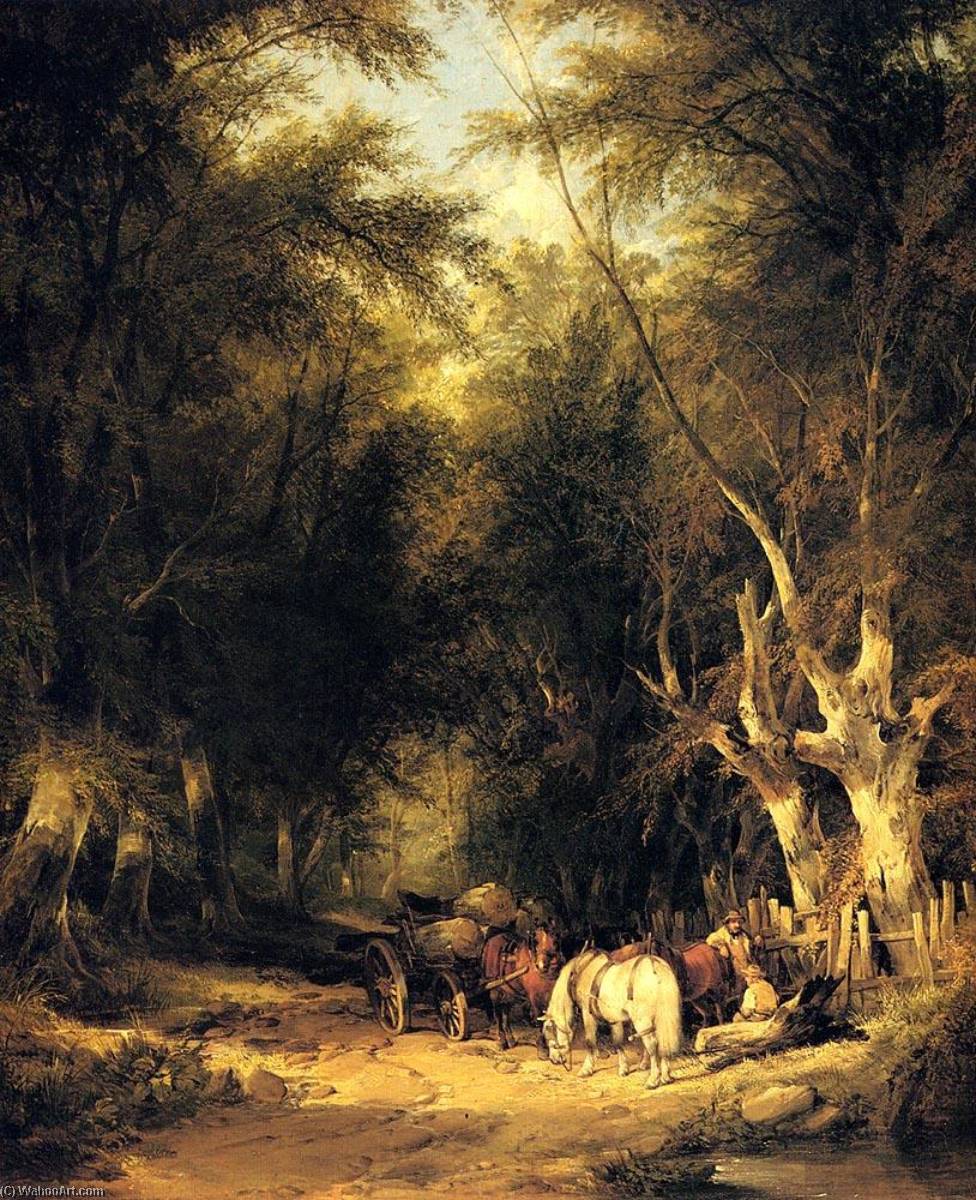 In The New Forest — William Shayer Senior