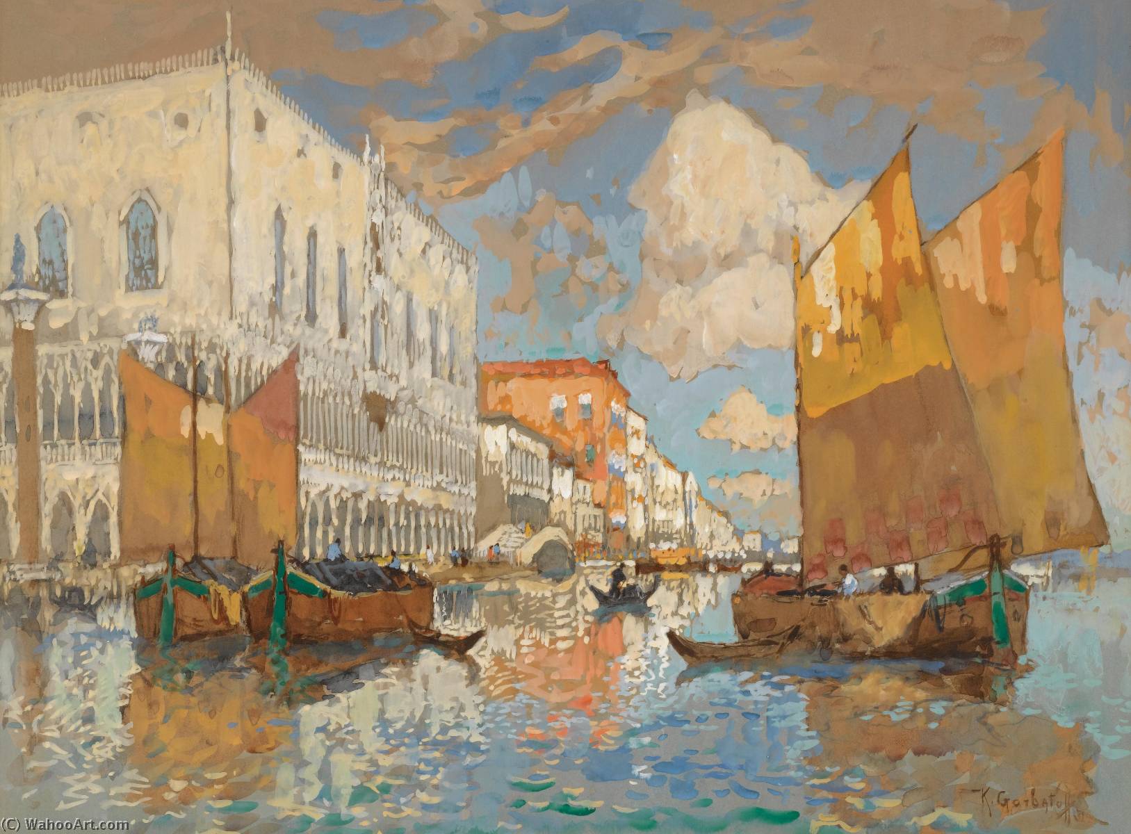 The Doge's Palace, Venice — Konstantin Ivanovich Gorbatov