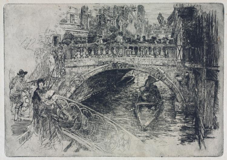 Venetian Bridge — Frank Duveneck