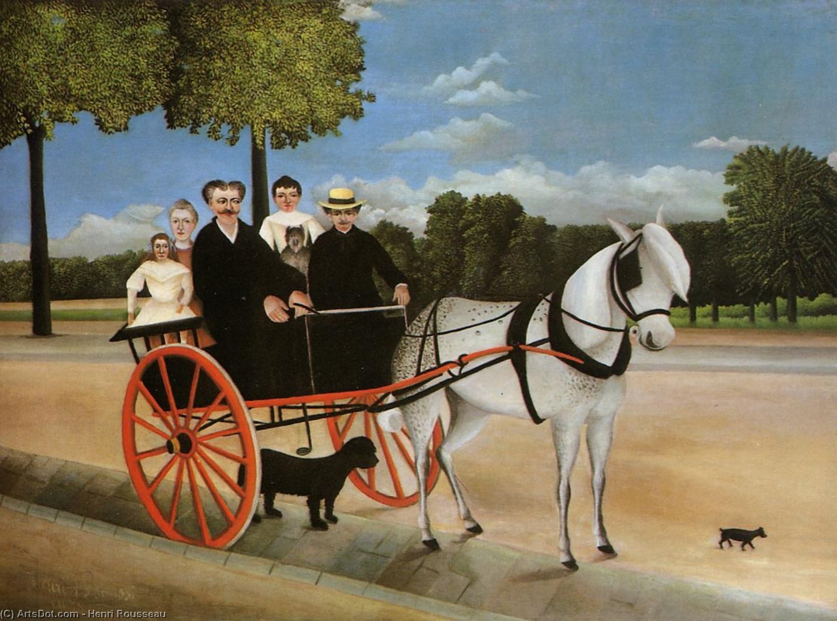 Old Junior's Cart — Henri Julien Félix Rousseau (le Douanier)