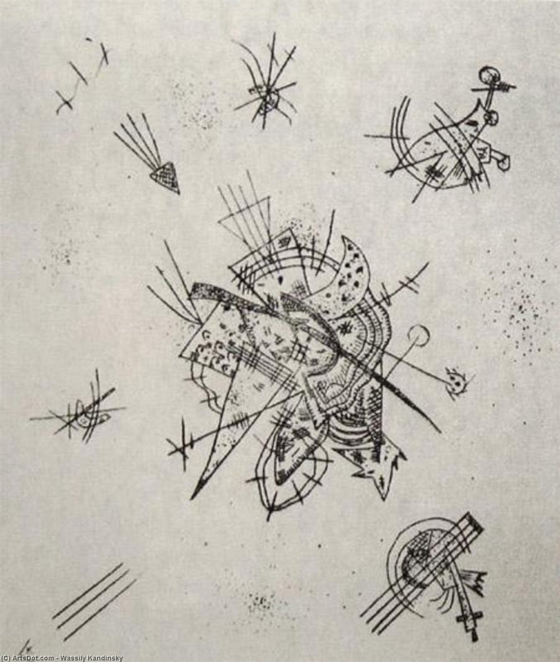 Kleine Welten X — Wassily Wassilyevich Kandinsky