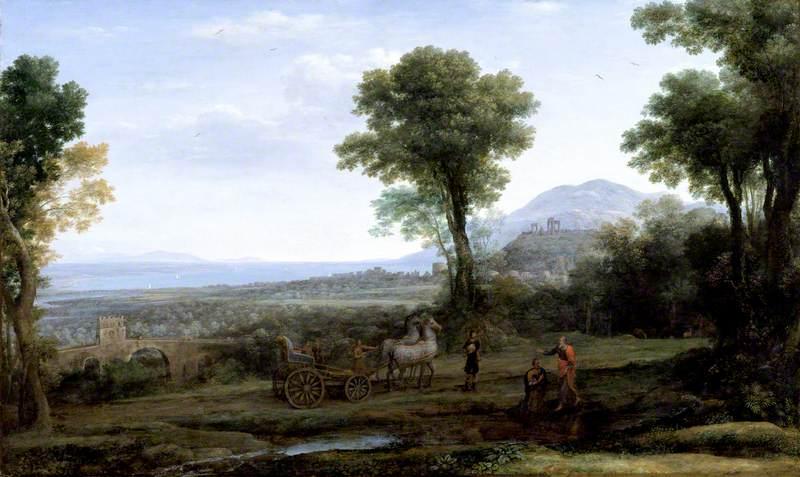 Landscape With Saint Philip Baptising The Eunuch — Claude Lorrain (claude Gellée)