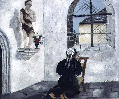 Breton Woman At Prayer — Christopher Wood
