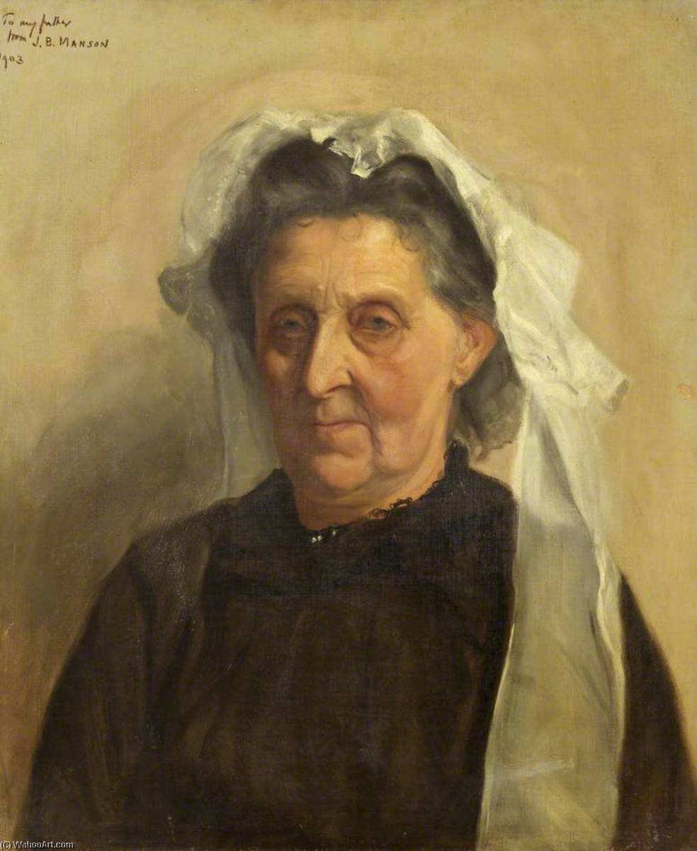 Old Woman In A White Cap — James Bolivar Manson