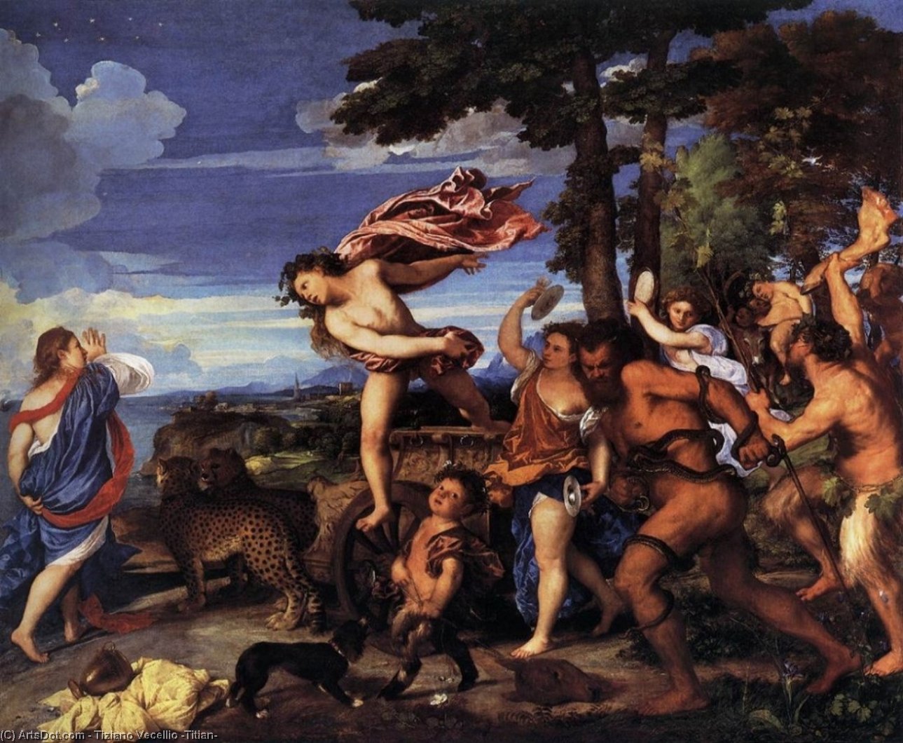 Bacchus And Ariadne — Titian