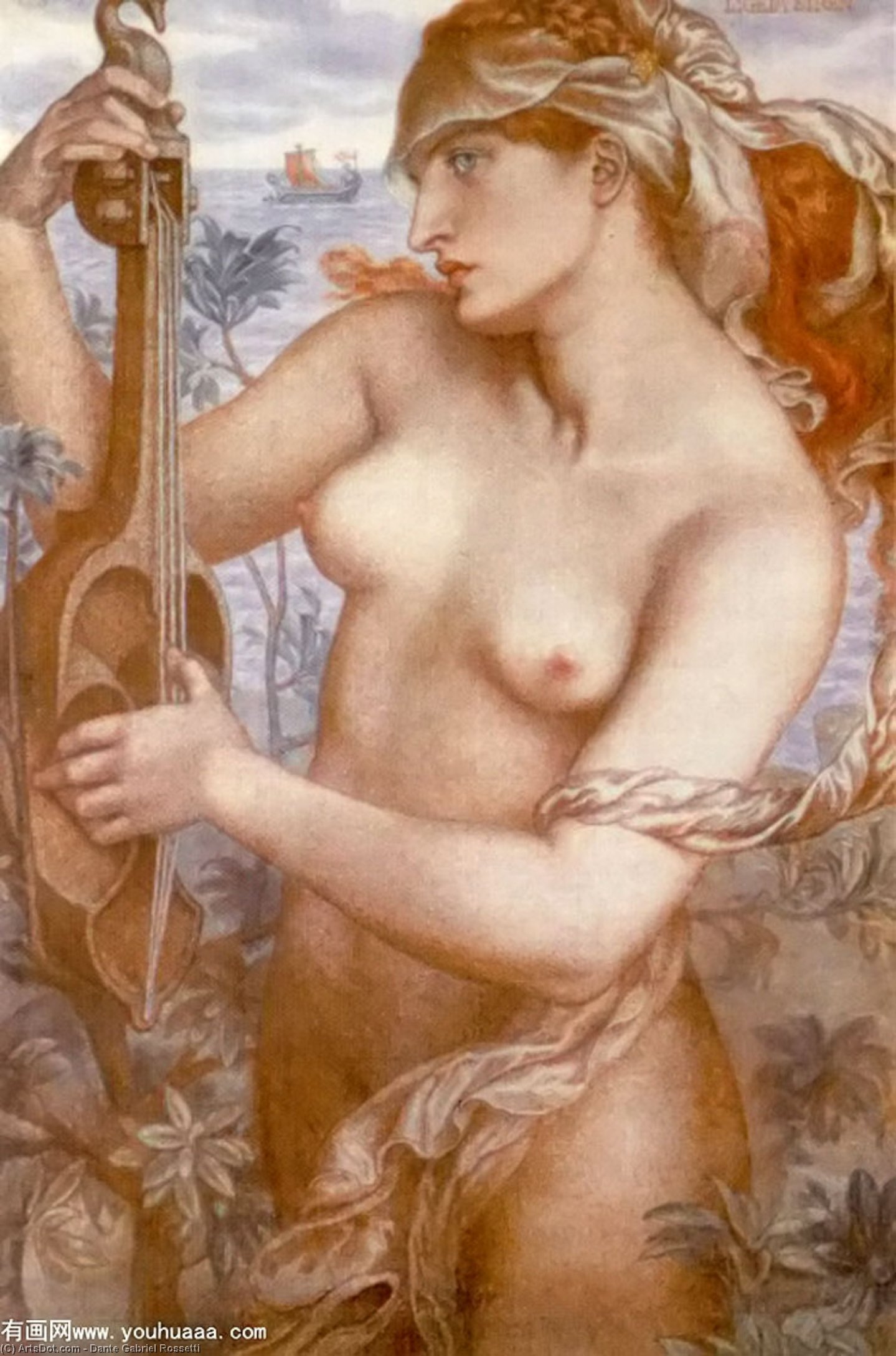 Ligeia Siren — Dante Gabriel Rossetti