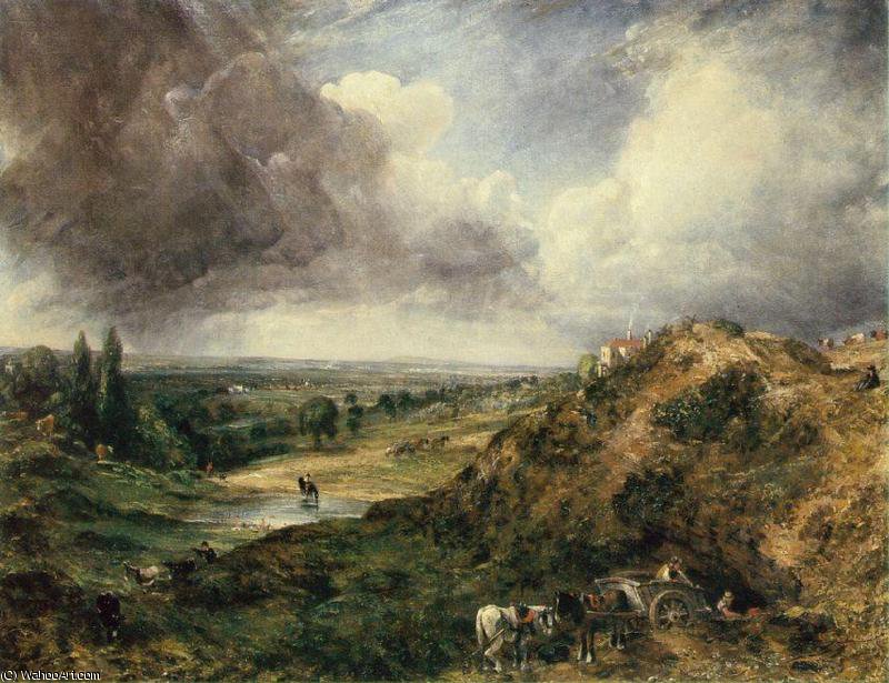 Branch Hill Pond, Hampstead Heath — John Constable