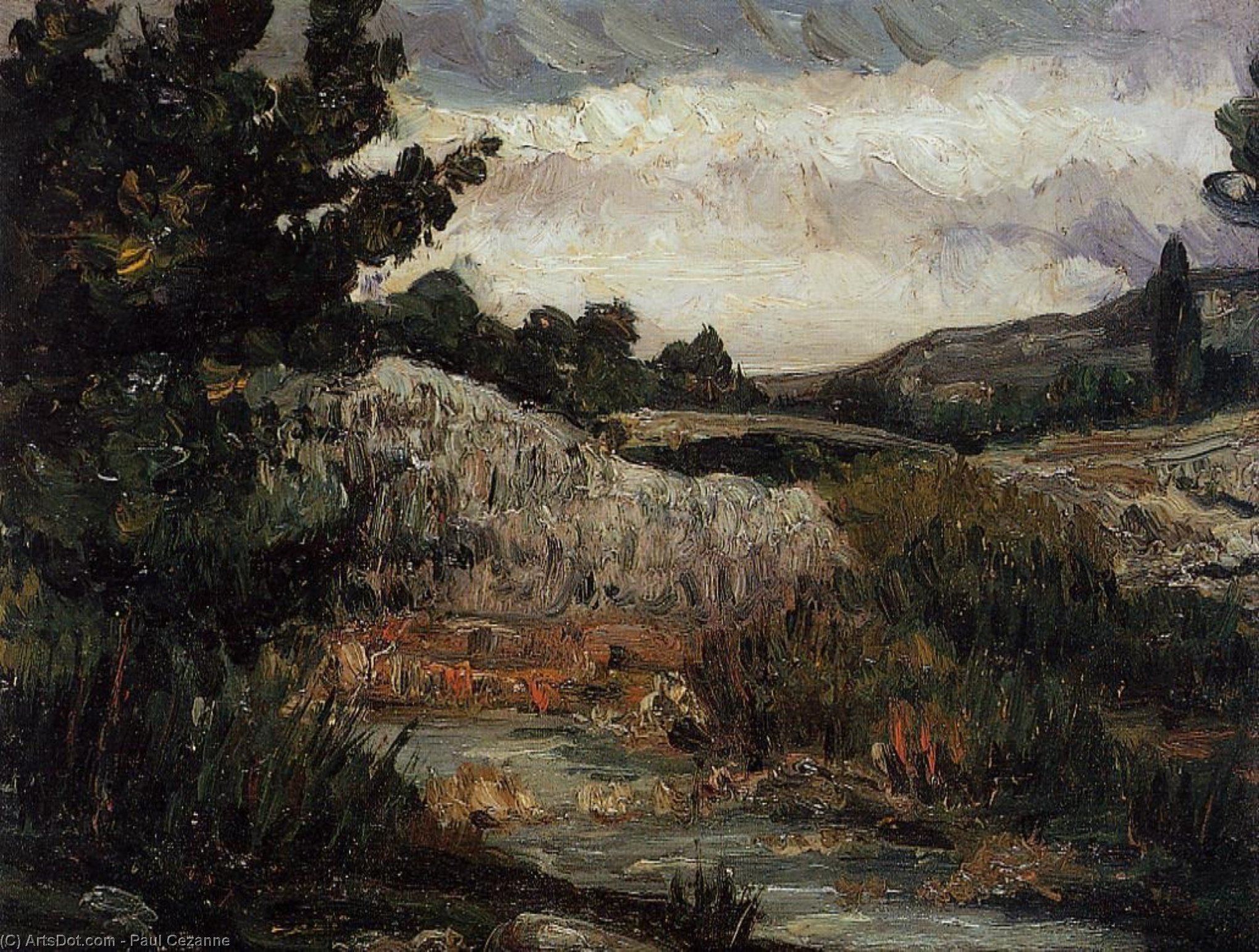 Landscape - Mount Saint-victoire — Paul Cézanne