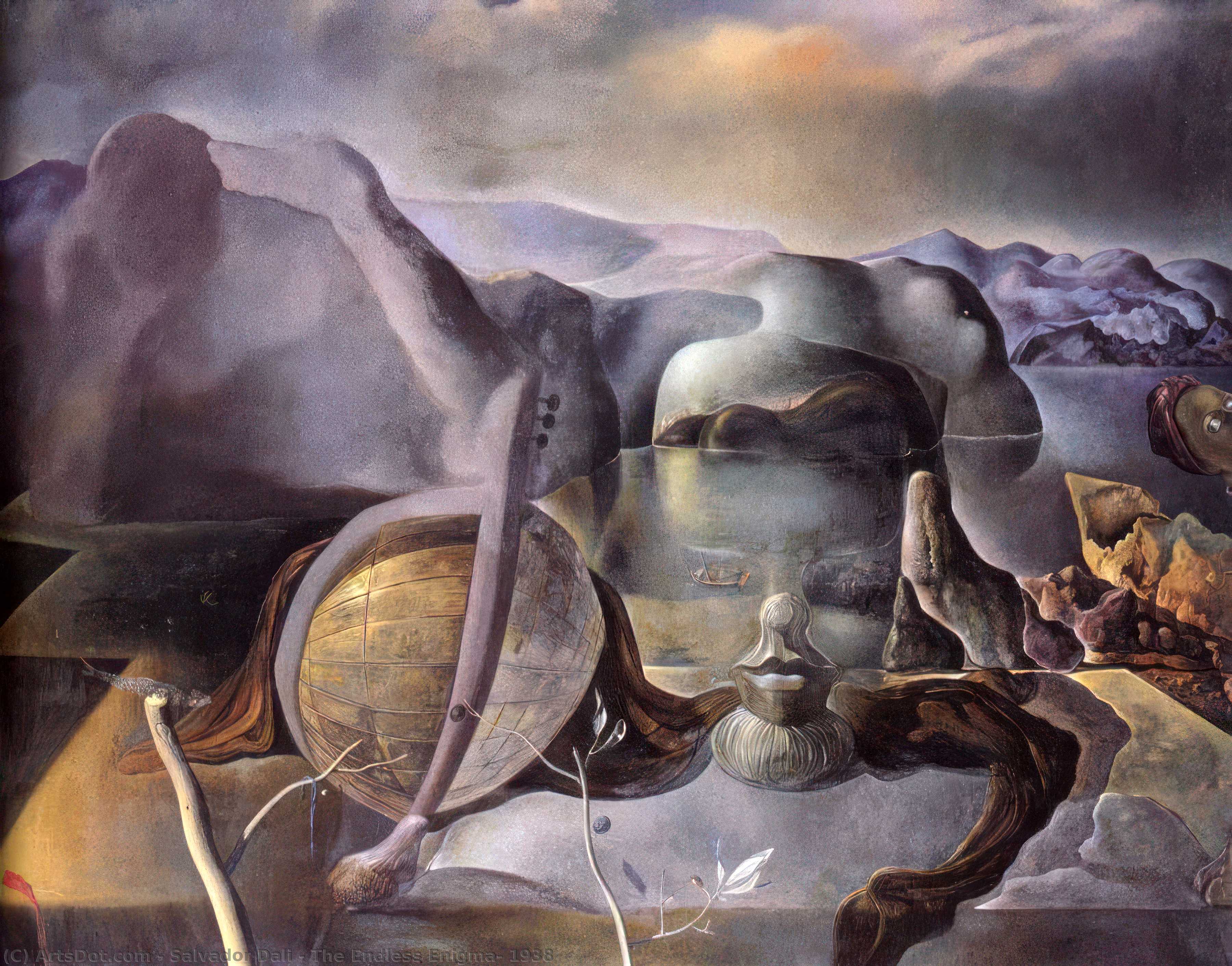 The Endless Enigma, 1938 — Salvador Dalí