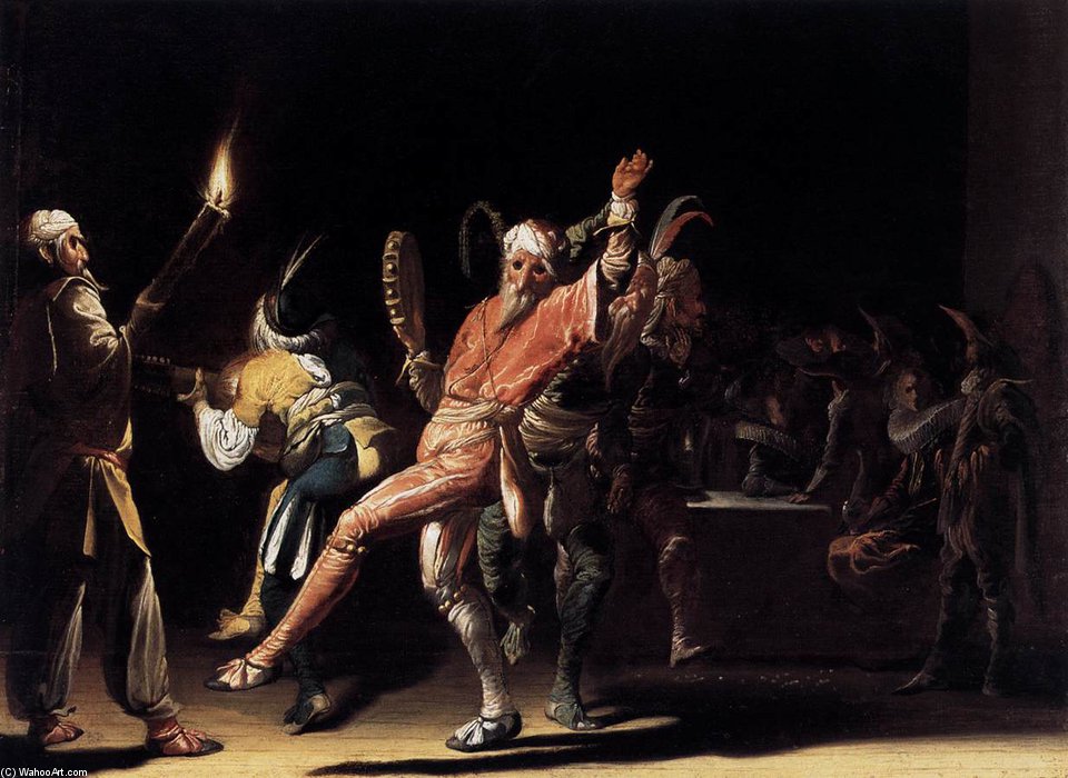 Carnival Clowns — Willem Cornelisz Duyster