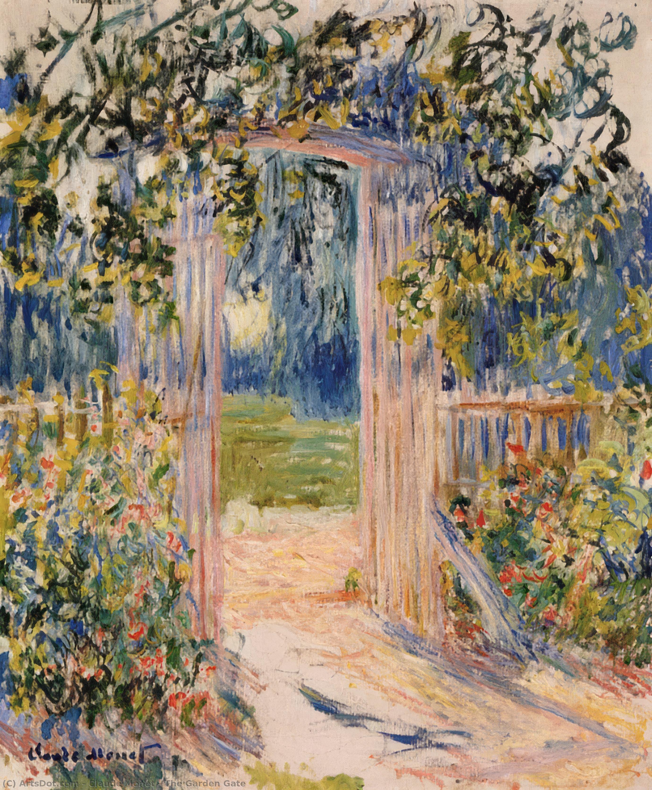 The Garden Gate — Claude Monet