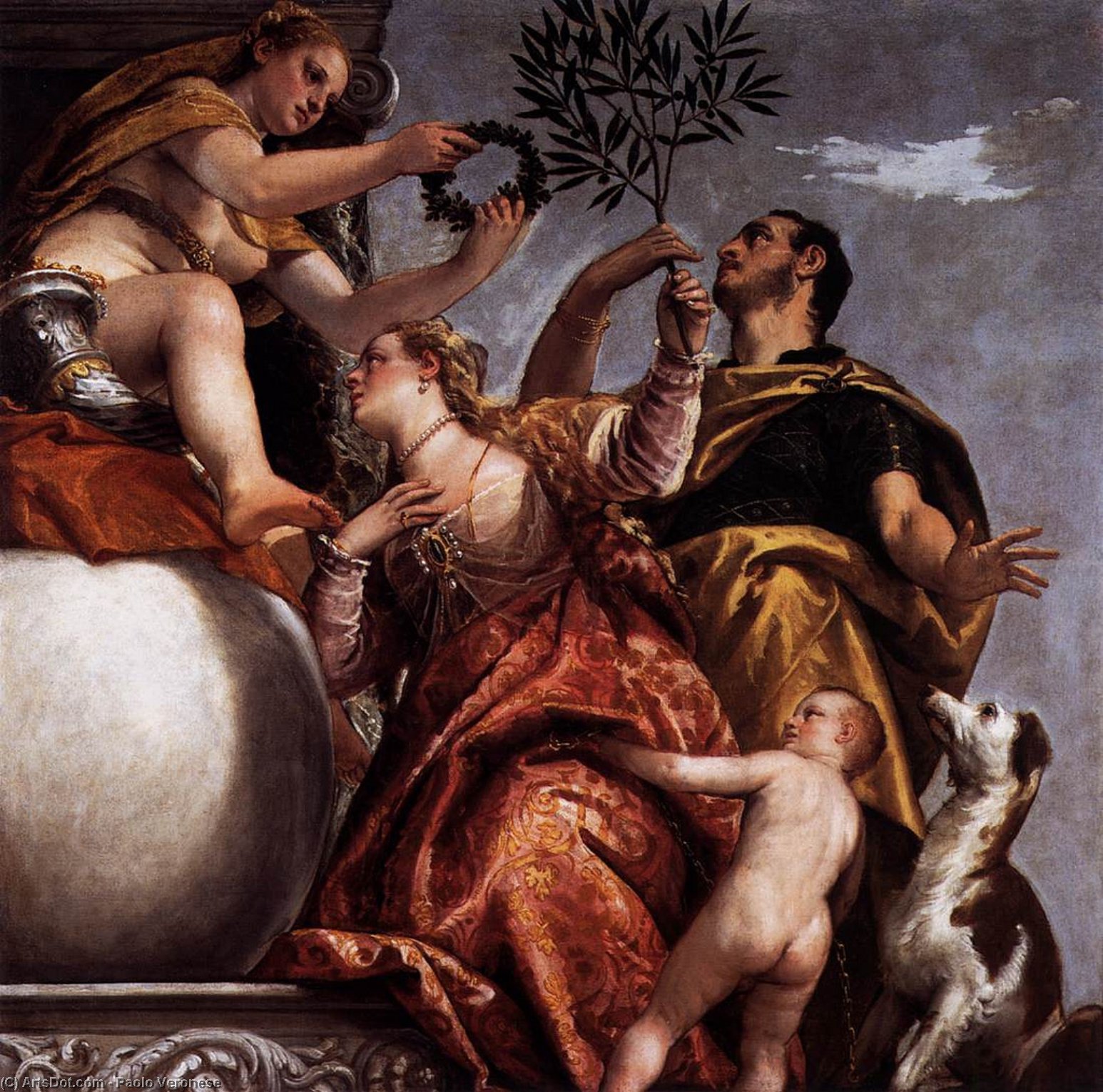Allegory Of Love, Iv: Happy Union — Paolo Veronese