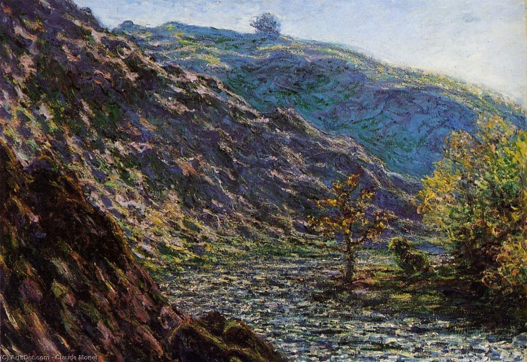 The Old Tree At The Confluence — Claude Monet