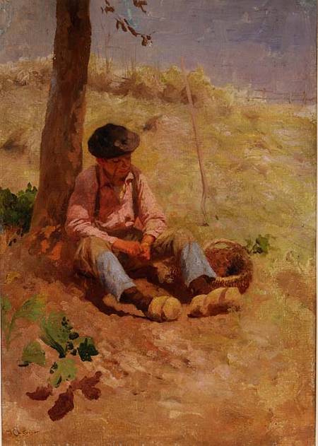 Field Worker Resting — Robert Mcgregor