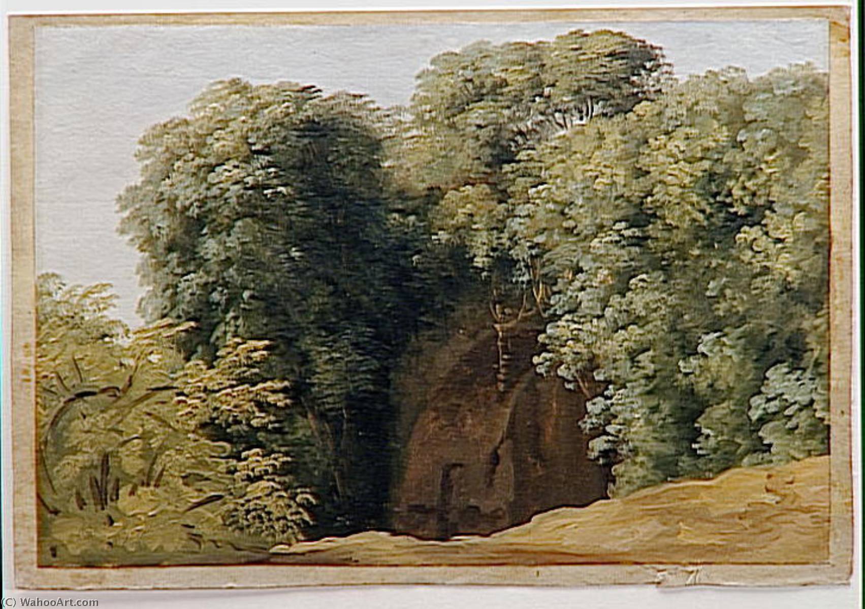 Ruines D'une Arcade Touffee D'herbes — Pierre De Valenciennes