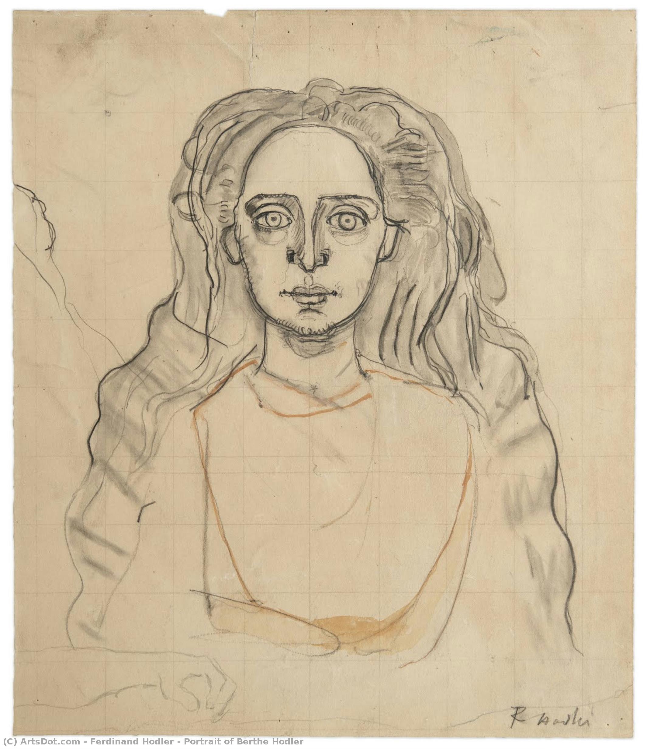Portrait Of Berthe Hodler — Ferdinand Hodler