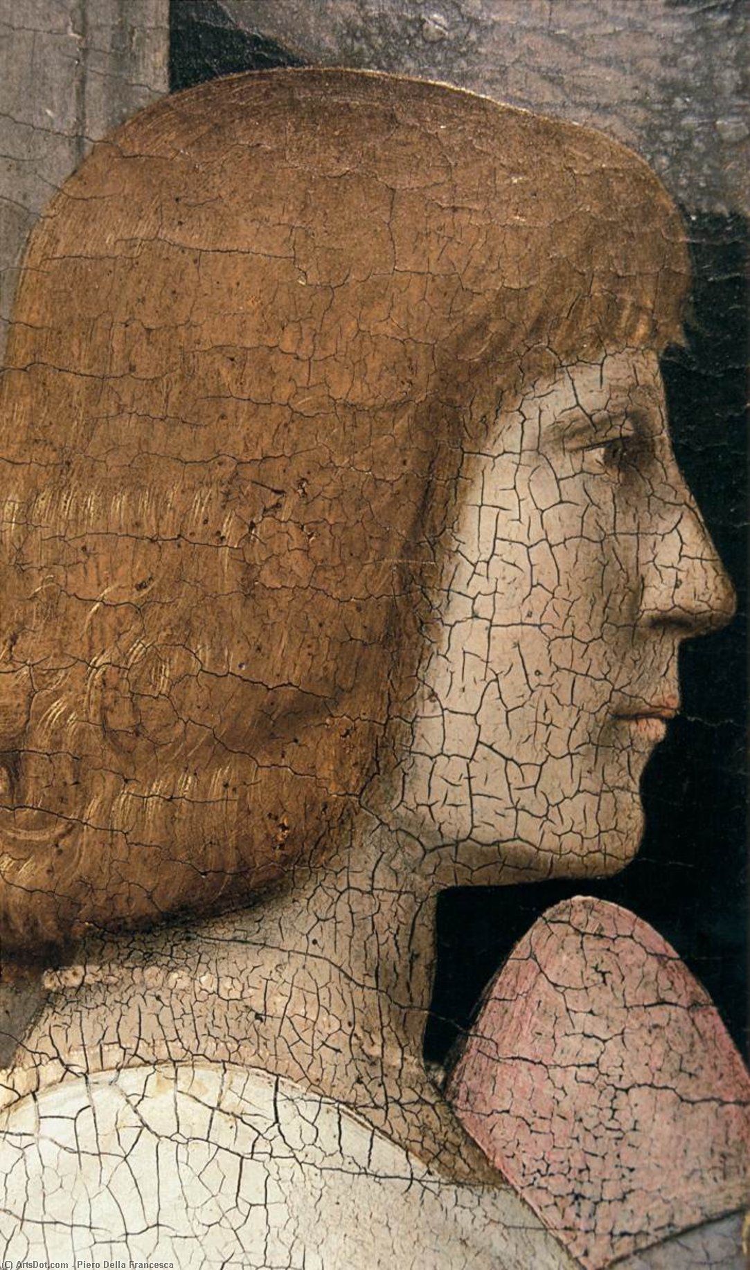 Madonna And Child Attended By Angels (detail) — Piero Della Francesca