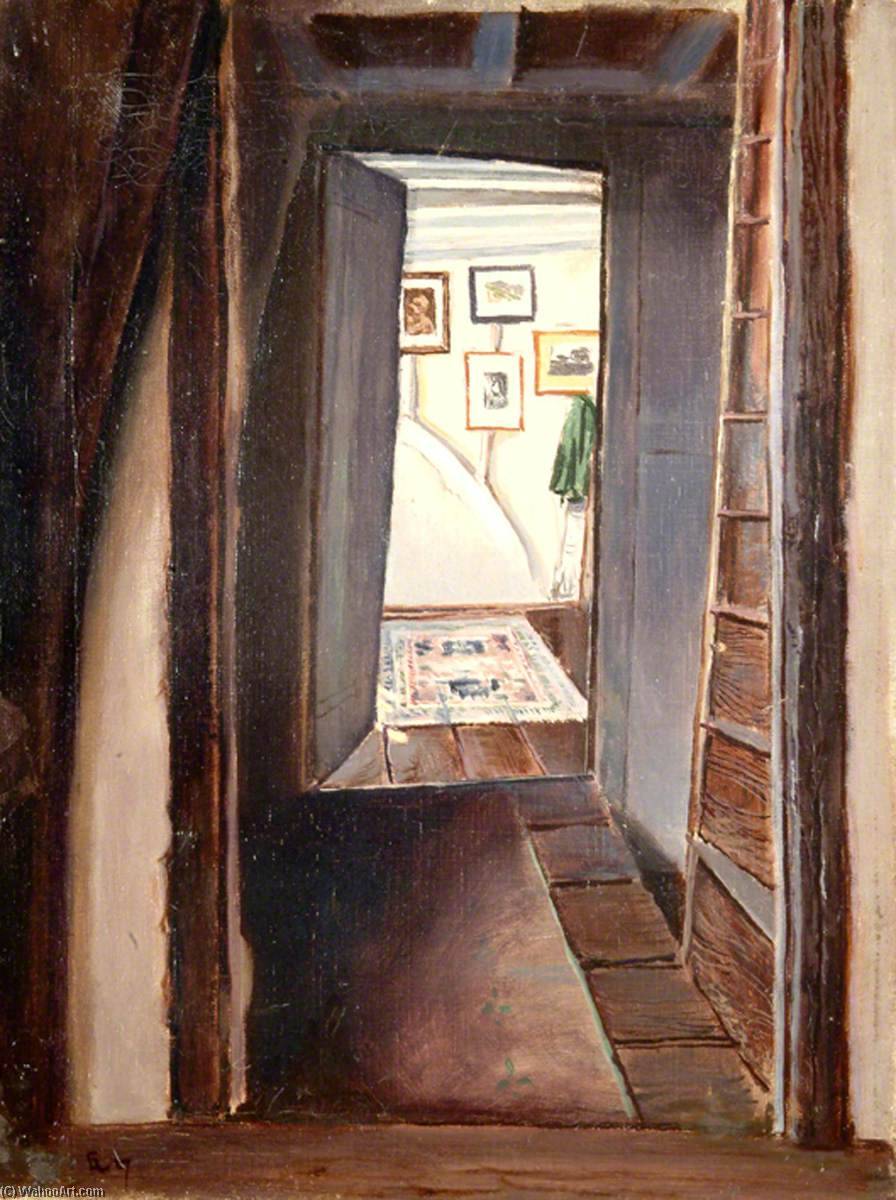 Pollingfold, Abinger, Surrey (view Towards A Landing) — Ernest C Christie