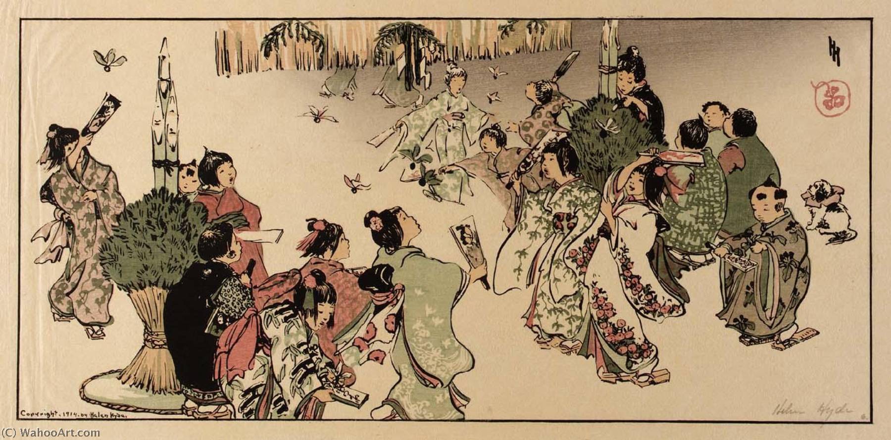 New Year's Day In Tokyo — Helen Hyde