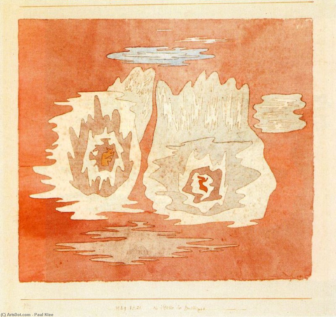The Site Of The Twins — Paul Klee