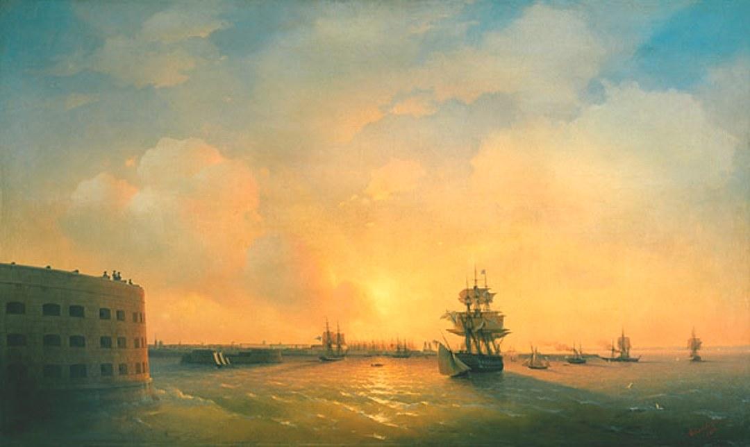 Kronshtadt Fort The Emperor Alexander — Ivan Konstantinovich Aivazovsky