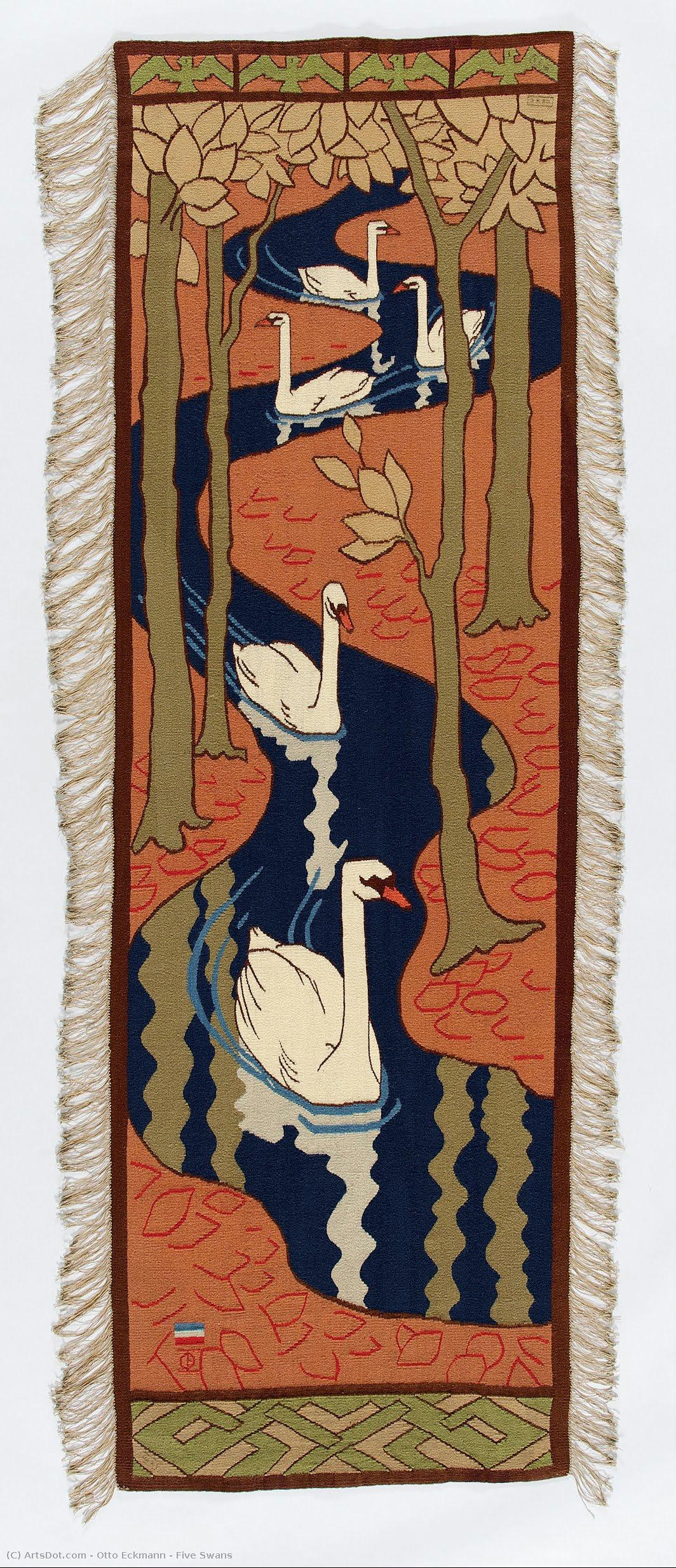 Five Swans — Otto Eckmann