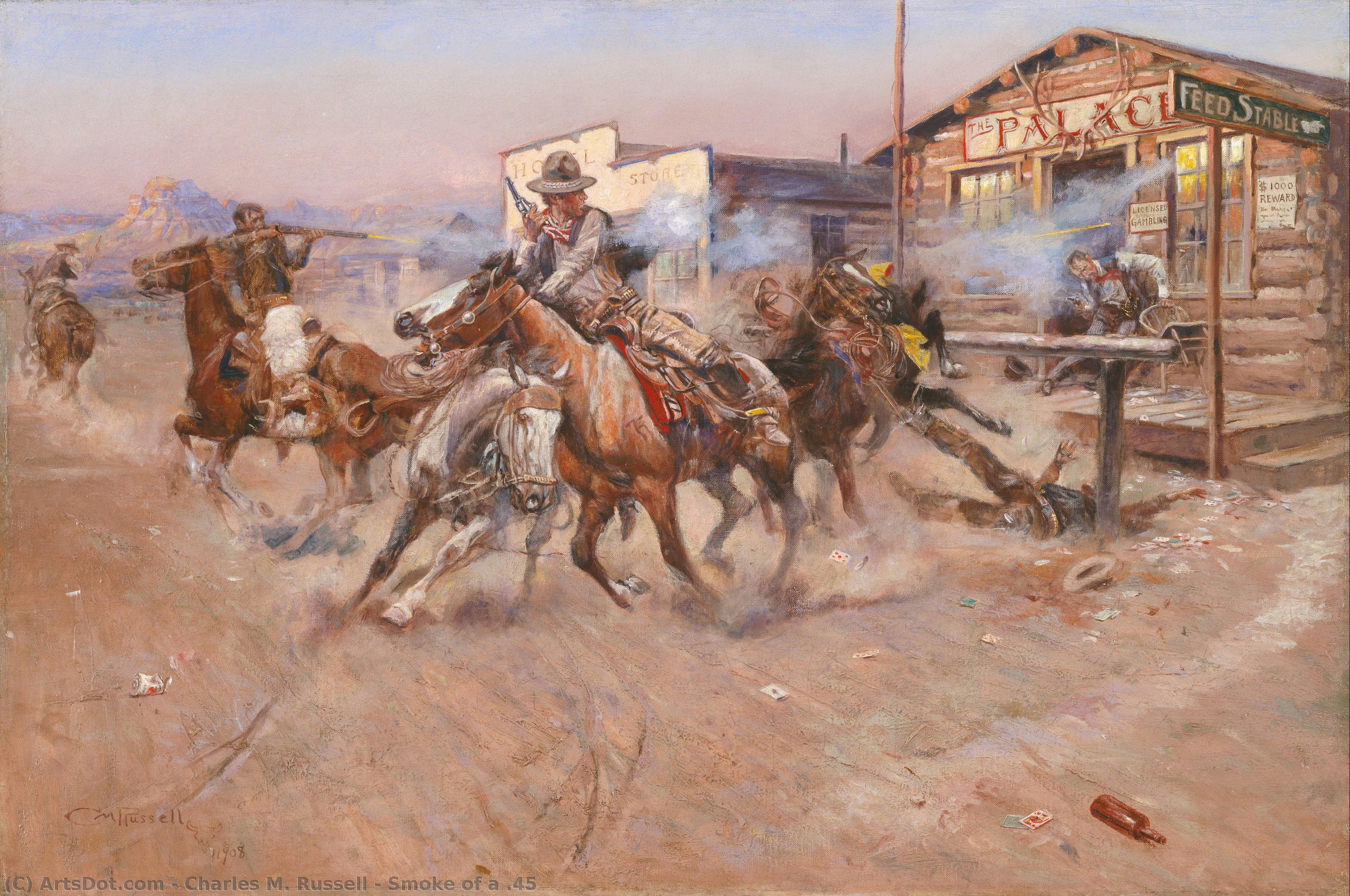 Smoke Of A .45 — Charles Marion Russell