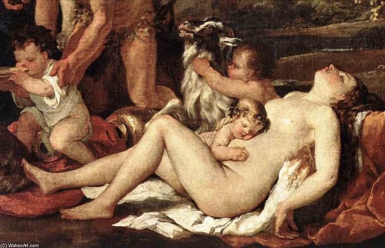 The Nurture Of Bacchus (detail) — Nicolas Poussin