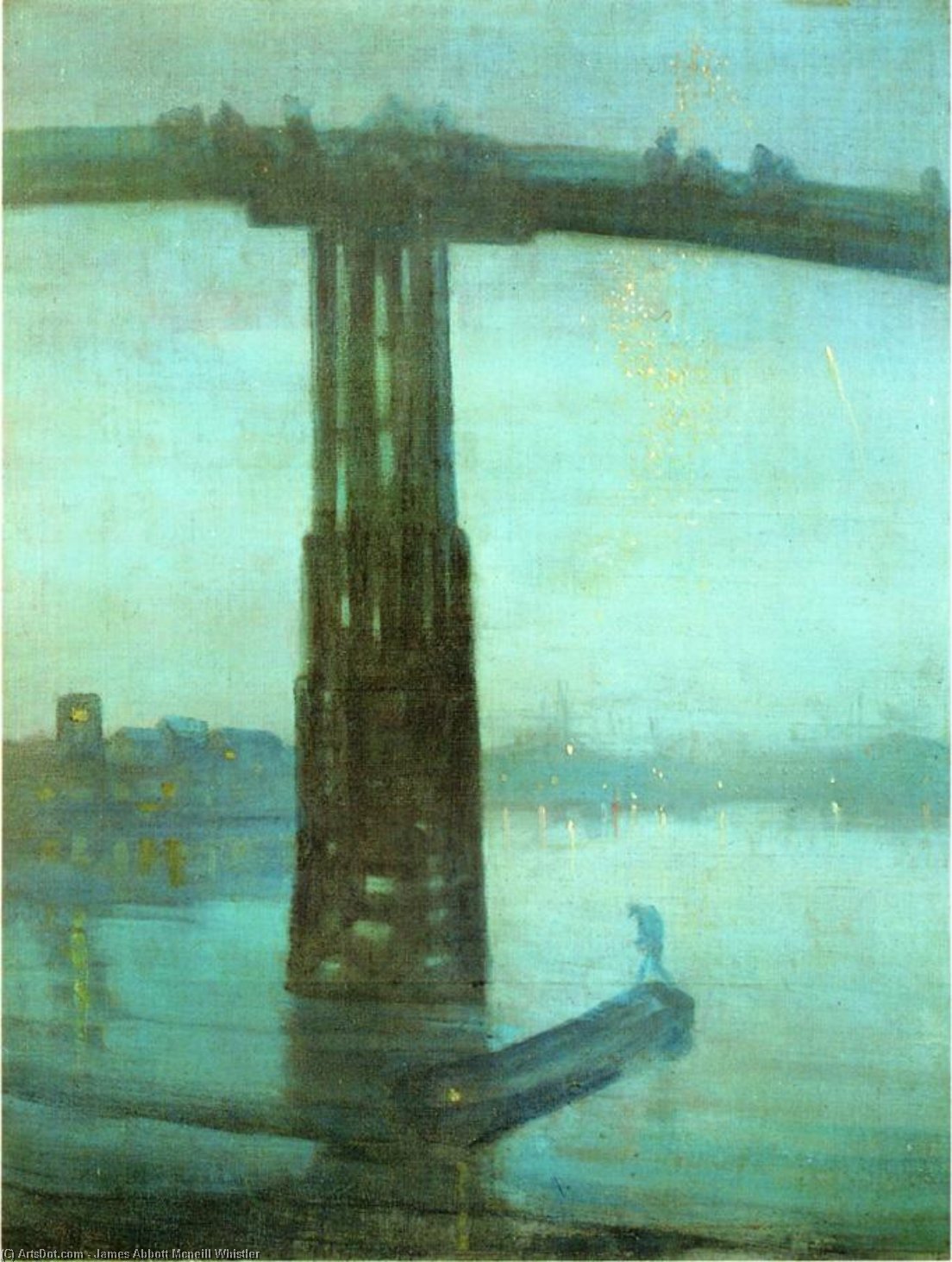 Nocturne: Blue And Gold - Old Battersea Bridge — James Abbott Mcneill Whistler