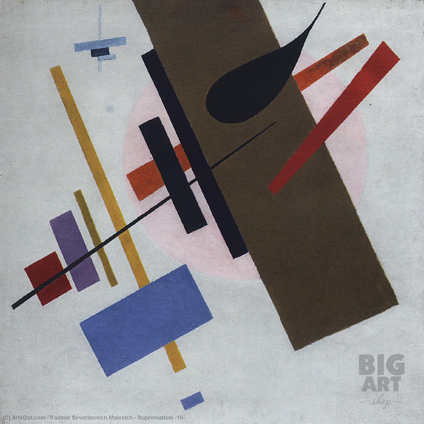 Suprematism (18) — Kazimir Malevich