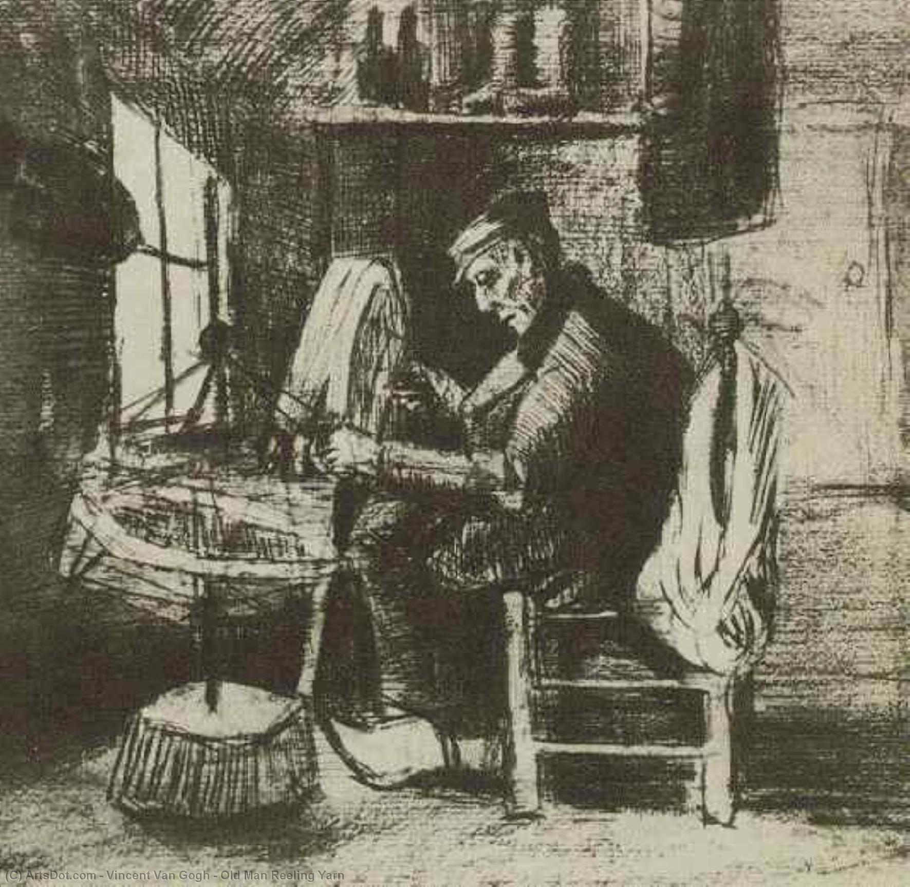 Old Man Reeling Yarn — Vincent Willem Van Gogh