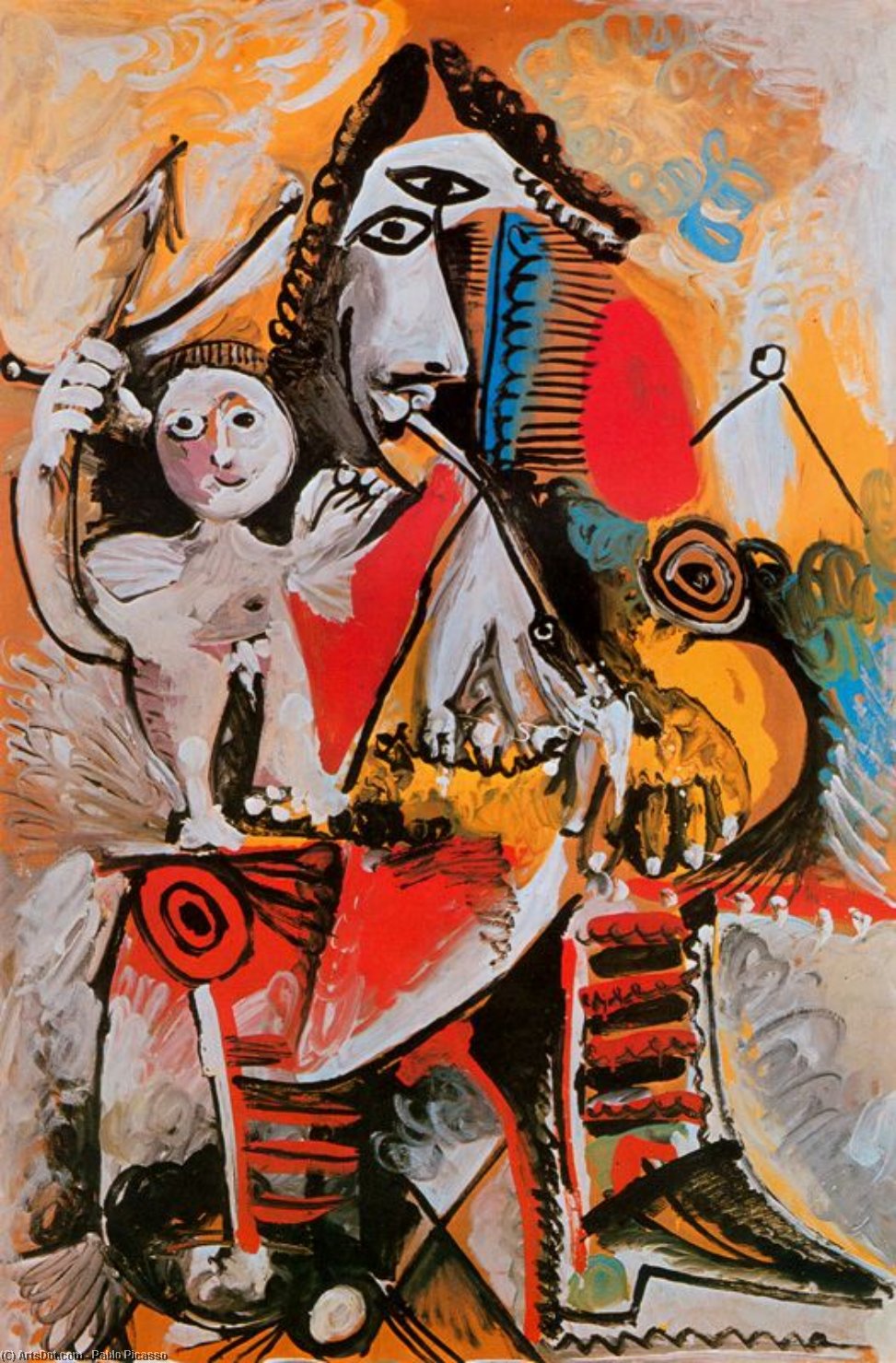 Musketeer And His Love — Pablo Picasso