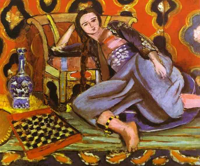Odalisque On A Turkish Sofa — Henri Matisse